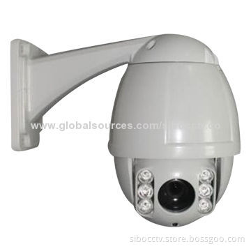 CCTV Security 1/3 Sony CCD 10x optical zoom 700TVL IR mini PTZ camera, IP66 water-resistant